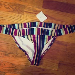 Urban Outfitters Multi Color Stripe Swim Bottoms
